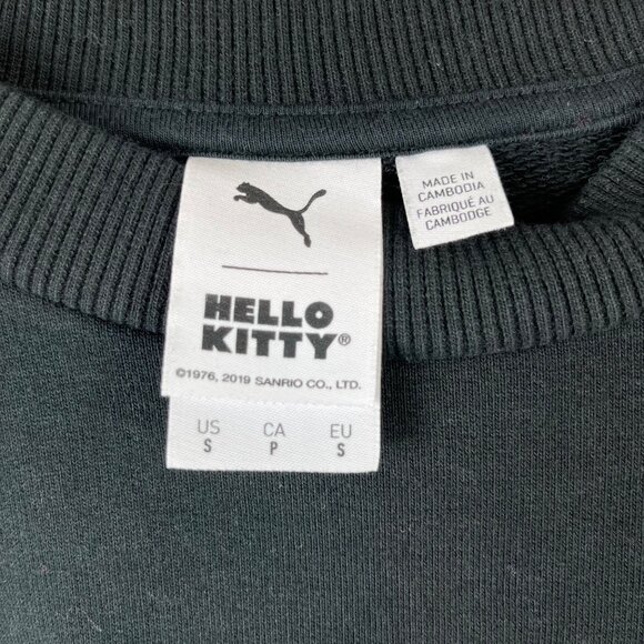Puma x Hello Kitty Crewneck Oversized Sweatshirt Sweater Womens Small Streetwear - Picture 3 of 14
